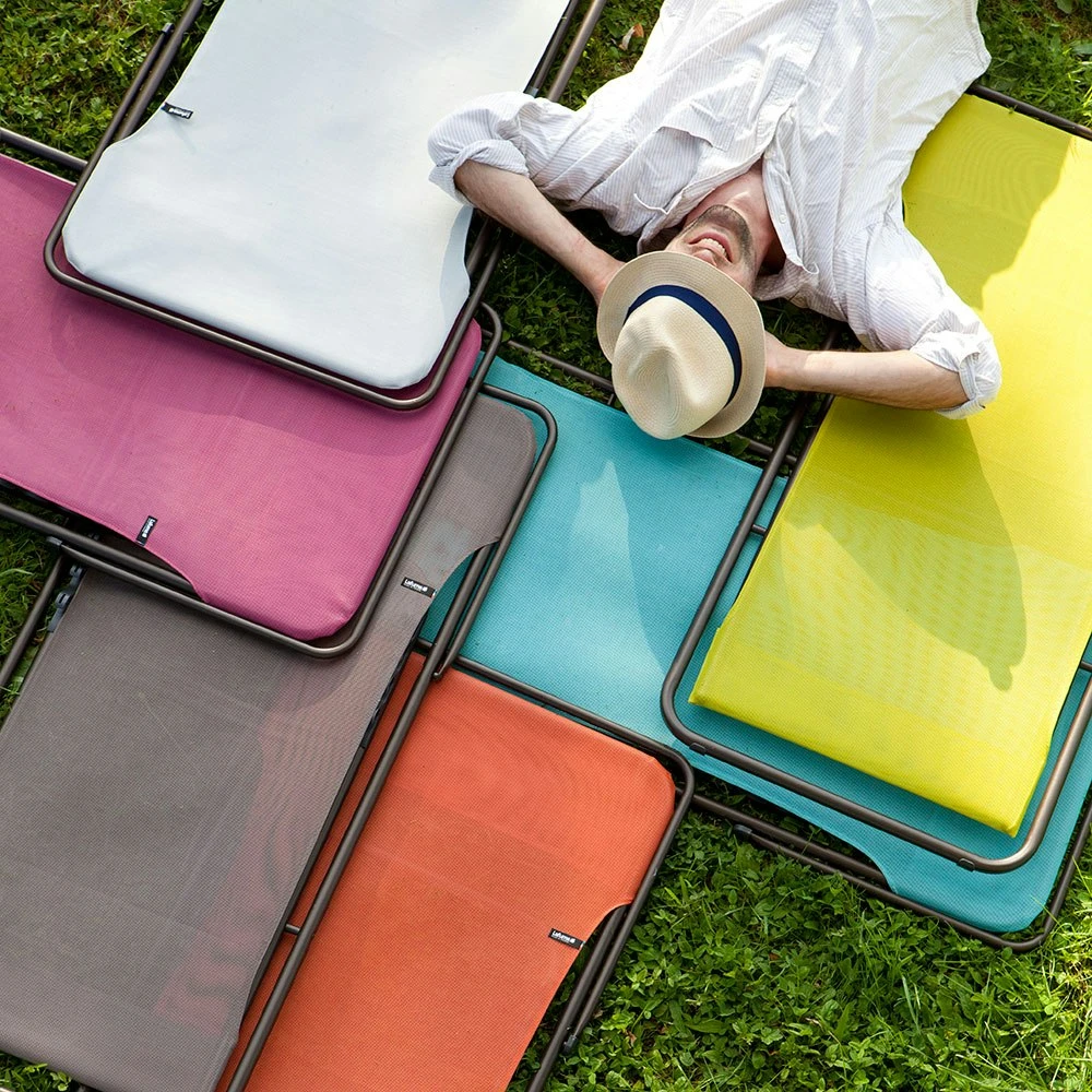 Lafuma Maxi Transat Colorblock Batyline® Iso Ligstoel, Moss 7 Lafuma Maxi Transat Colorblock Batyline® Iso Ligstoel, Moss - Afbeelding 5