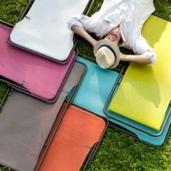 Lafuma Maxi Transat Colorblock Batyline® Iso Ligstoel, Terre 13 Lafuma Maxi Transat Colorblock Batyline® Iso Ligstoel, Terre -Tuin Verkoop lafuma maxi transat lounger 8 2