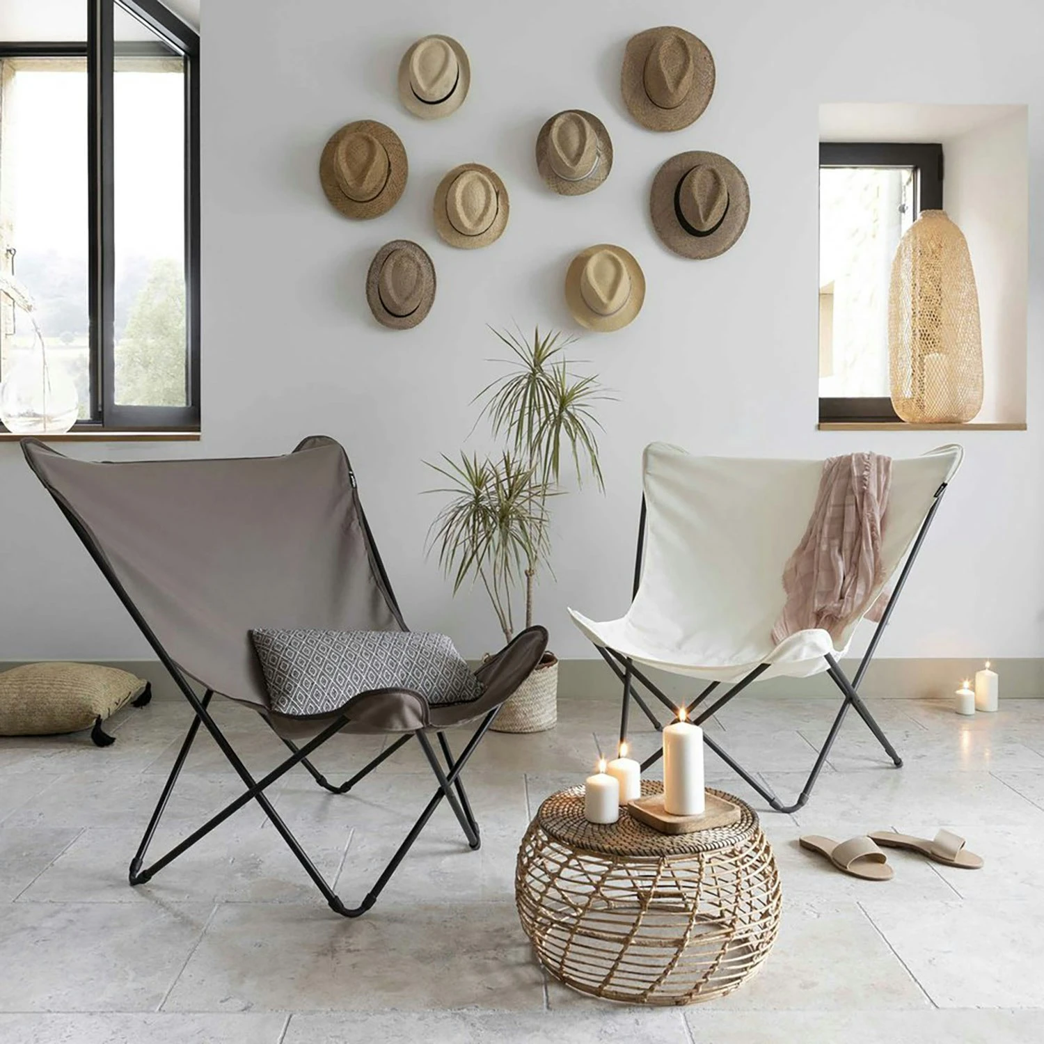 Lafuma POP UP XL Relaxstoel, Grijs/Zwart 4 Lafuma POP UP XL Relaxstoel, Grijs/Zwart - Afbeelding 2