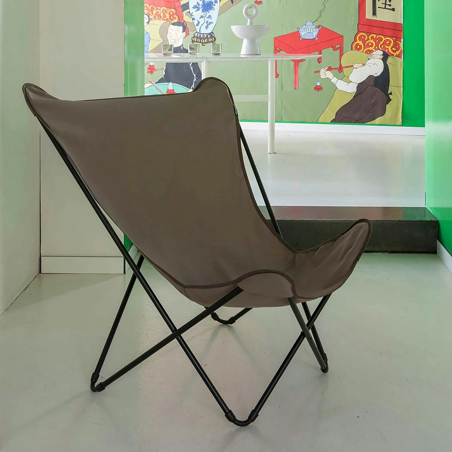 Lafuma POP UP XL Relaxstoel, Grijs/Zwart 6 Lafuma POP UP XL Relaxstoel, Grijs/Zwart - Afbeelding 4