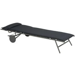 Lafuma Miami II BeComfort® Ligbed, Donkergrijs -Tuin Verkoop lafuma sunbed miami bec 2023 silver titane 20