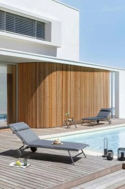 Lafuma Miami II BeComfort® Ligbed, Donkergrijs -Tuin Verkoop lafuma sunbed miami bec 2023 silver titane 21