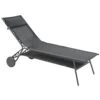 Lafuma Miami Batyline® Duo Hoog Ligbed, Obsidian 1 Lafuma Miami Batyline® Duo Hoog Ligbed, Obsidian -Tuin Verkoop lafuma sunbed miami high duo galet titane 5