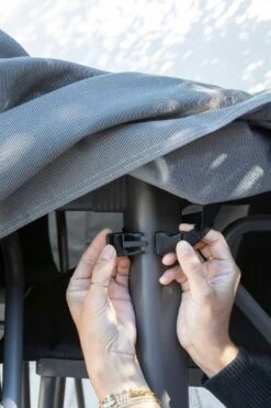 Lafuma Oron Meubelhoes Antraciet, S/M -Tuin Verkoop lafuma table protection cover oron l 21