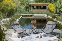 Lafuma Transabed Batyline® Iso Ligstoel, Obsidian -Tuin Verkoop lafuma transabed batyline sunlounger iso 21