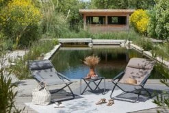 Lafuma Transabed Batyline® Iso Ligstoel, Obsidian -Tuin Verkoop lafuma transabed batyline sunlounger iso 22